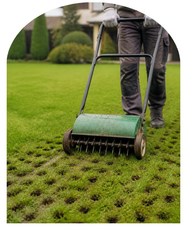 Аэрация газона в Апатитах по цене от 4667 р. | Метпроект-Птт
